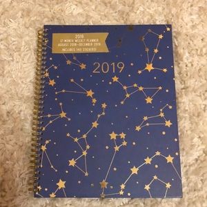 Starry Sky 17 month planner
